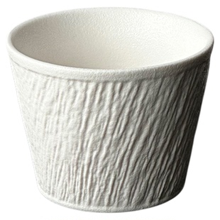 复古石纹咖啡杯陶瓷手握杯家用简约猪口杯下午茶拉花杯拿铁早餐杯