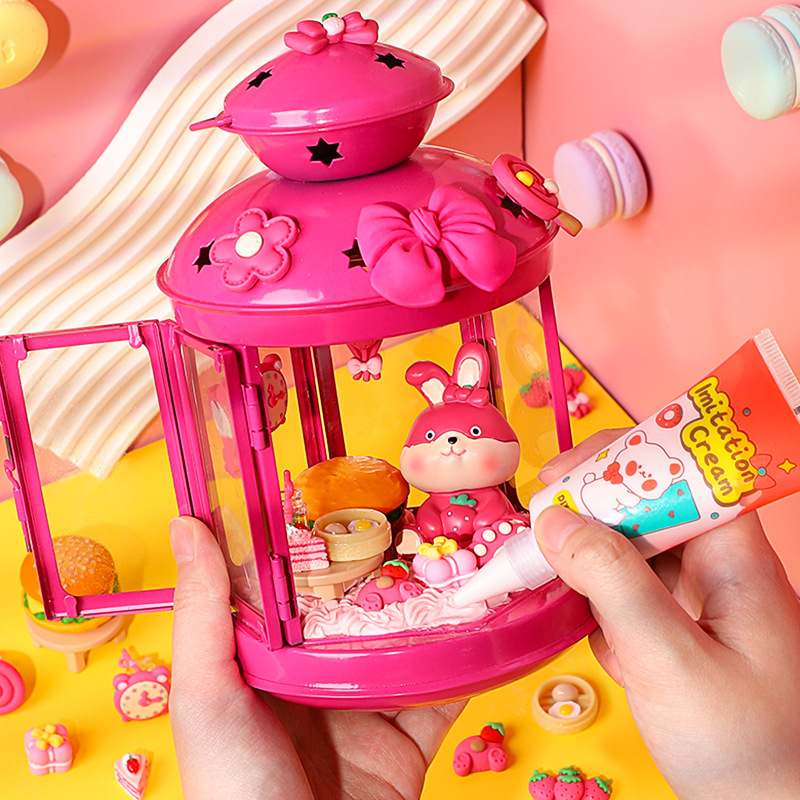 奶油胶小夜灯女孩玩具手工包制作儿童儿童节六一diy材料礼物