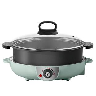 胤帆多功能火锅煎烤涮分离锅电烤炉家用无烟烧烤烤肉盘电烤盘涮烤