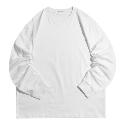 BDCT日系男纯色长袖T恤打底衫