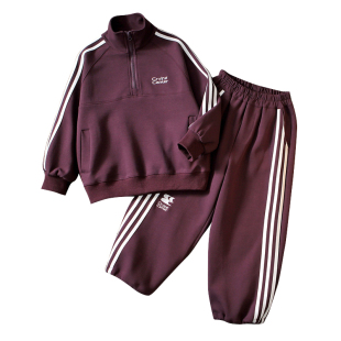 中童装男童春装套装2026年新款儿童13大童男孩15岁春秋洋气时髦潮