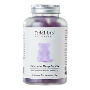 褪黑素软糖睡眠小熊安瓶助眠糖unichi退黑素睡眠片进口官方正品