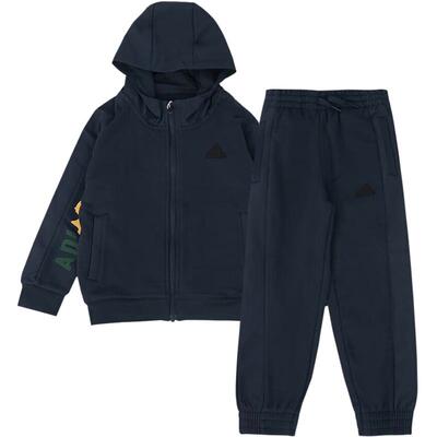 【自营】阿迪达斯儿童装奶龙联名春秋新款长袖针织运动套装JC6875