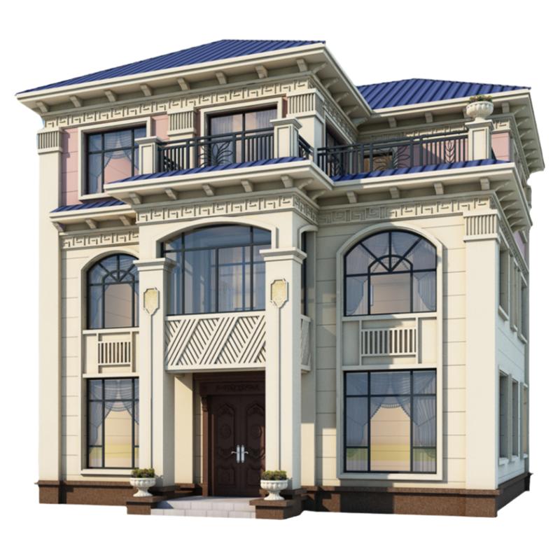 新农村自建房别墅定制设计建筑施工图纸一二三层半房屋设计效果图