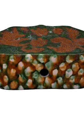 仿古做旧陶瓷枕头复古唐代鸳鸯枕古董古玩收藏品