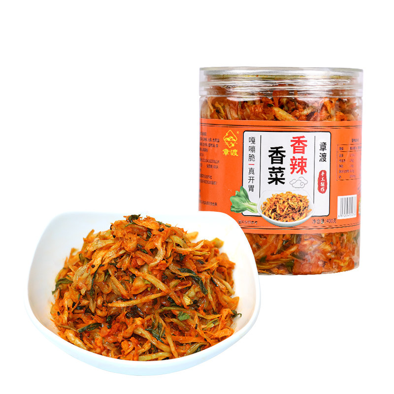 章渡香辣萝卜饷香菜手工制作日晒香辣下饭菜嘎嘣脆泾县特产旗舰店