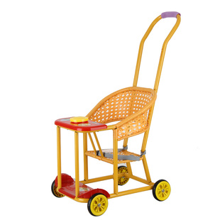 外婆桥婴儿竹藤推车轻便夏季仿藤宝宝手推车竹编腾椅小孩儿童推车