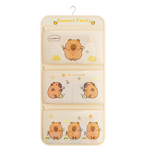 内衣袜子收纳袋衣柜门后内侧整理神器内裤悬挂式网兜床头置物袋