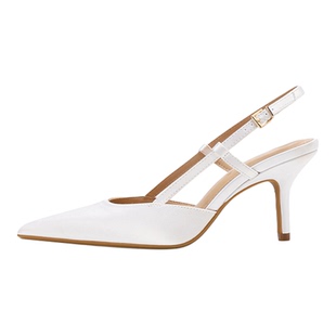 On feet& in love时尚年新款尖头细跟高跟鞋气质百搭露跟凉鞋女