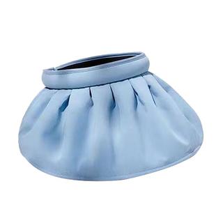 防晒帽子女夏季可折叠遮阳帽空顶帽防紫外线太阳帽遮脸贝壳渔夫帽