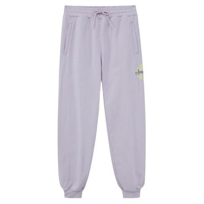 安娜苏asa春季经典紫色九分长裤