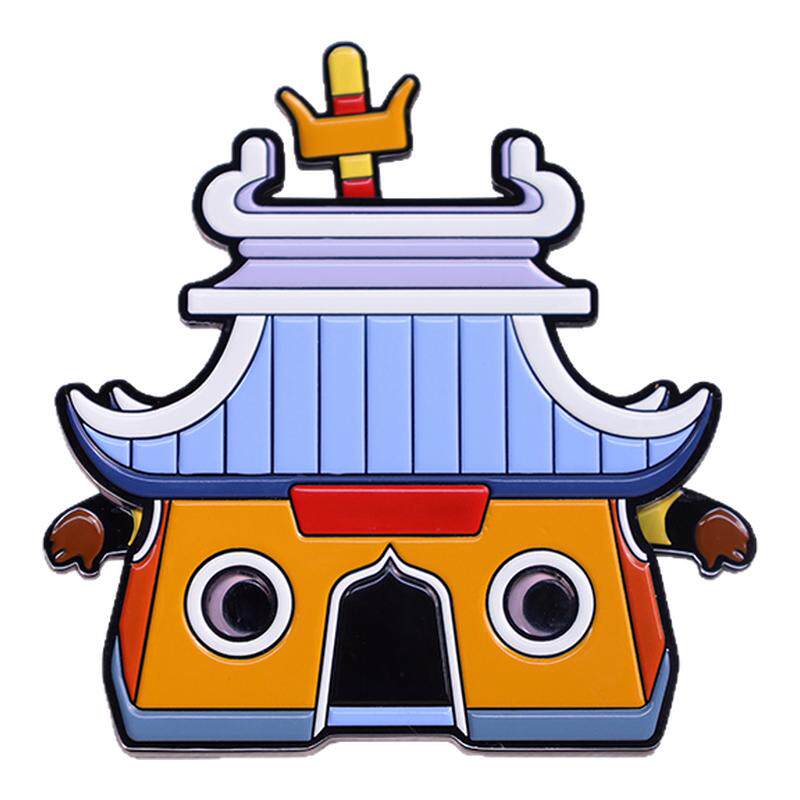 上美影孙悟空变的小庙可动金属冰箱贴饰品磁吸摆件七十二变周边