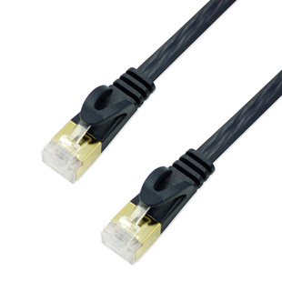 包尔星克 七类网线cat7扁平万兆电脑双绞线成品纯铜屏蔽宽带网络