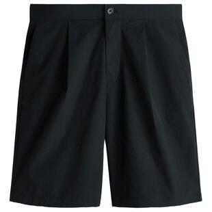 HM男装短裤2026夏季新款时尚柔软梭织通勤休闲宽松版裤子1326519