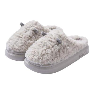 棉拖鞋男款冬季2025新款室内家居防滑保暖防臭加绒踩屎感拖鞋男士