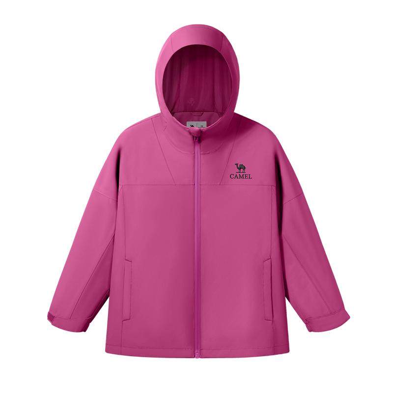 骆驼童装儿童冲锋衣三合一户外保暖女童滑雪服加绒防水男大童外套