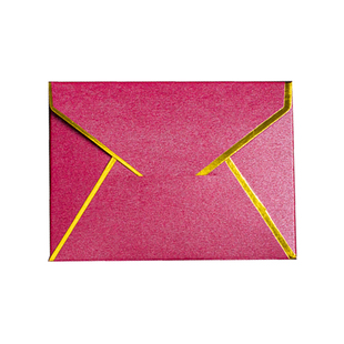 高档烫金珠光纸卡片小信封套装 ins风加厚会员卡证件照蟹卡收纳复古透明信封袋烫金印刷定制LOGO