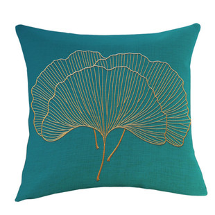 ins简约现代轻奢风样板间客厅抱枕沙发靠垫棉麻高档大靠枕套含芯