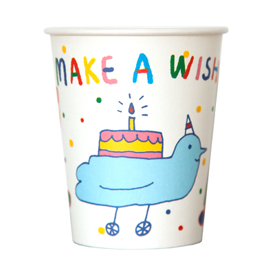 生日派对一次性纸杯纸象公园