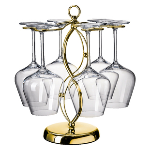 轻奢高档红酒杯套装醒酒器勃艮第高脚杯水晶欧式葡萄酒杯家用6只