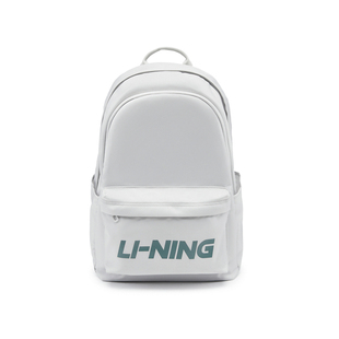 李宁双肩包女初高中2026新款官方正品红色通勤运动背包学生书包男