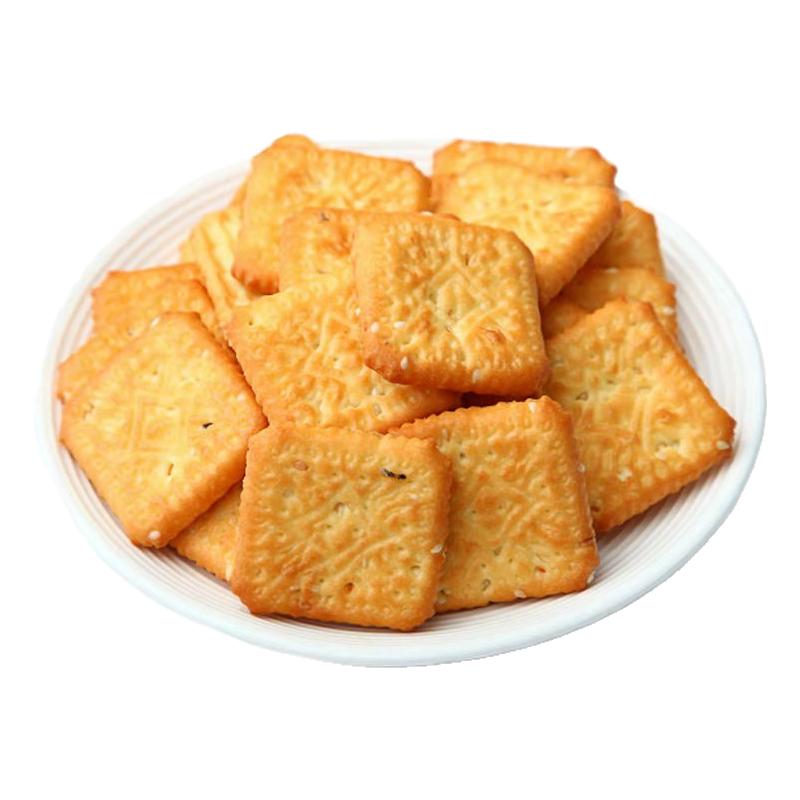 蔬上皇酥脆香葱芝麻味整箱小饼干