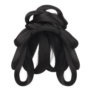 清汉女汉服假发一体式古风头饰懒人发髻盘发古装清朝日常发包垫发