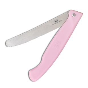 德国进口伊琳堡不锈钢水果刀锯齿家用多功能面包果蔬刀户外折叠刀