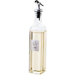 居家家油壶家用厨房装油瓶玻璃防漏酱油瓶醋瓶油瓶套装油罐调料瓶