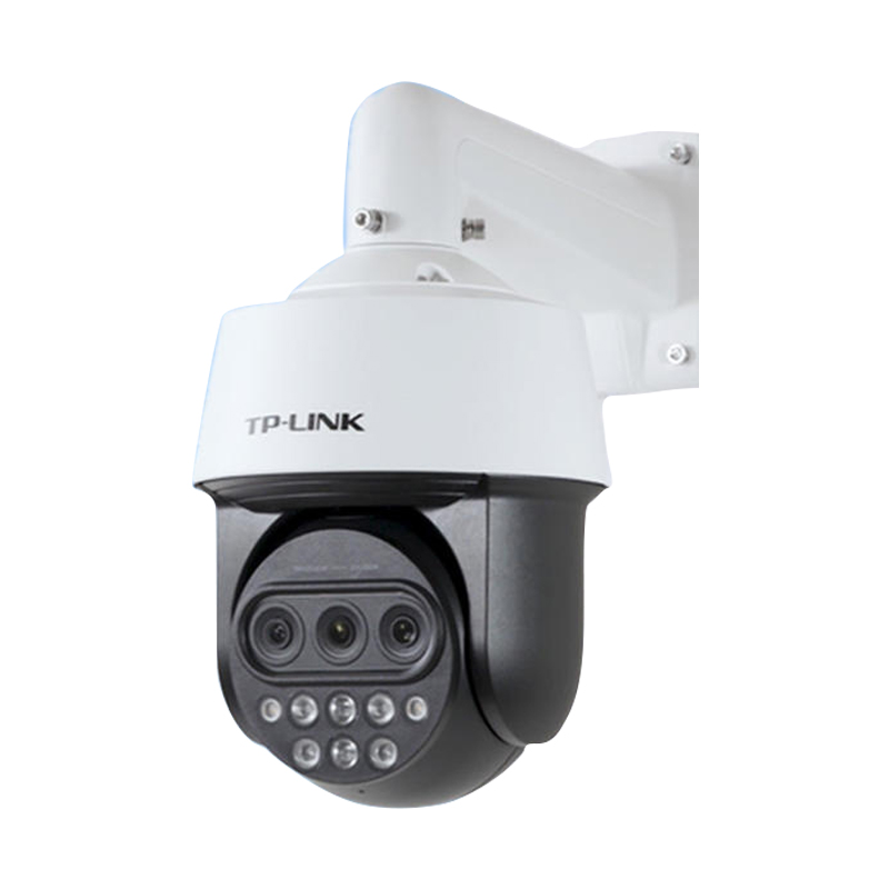 普联TP-LINK 20倍变焦三目摄像头 360度全景室外防水防雷摄影头手机远程WIFI监控器 双频5G户外防盗高速球机