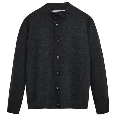 九牧王男款2025冬季新款羊毛针织毛衣內搭毛衫老钱风开衫外套