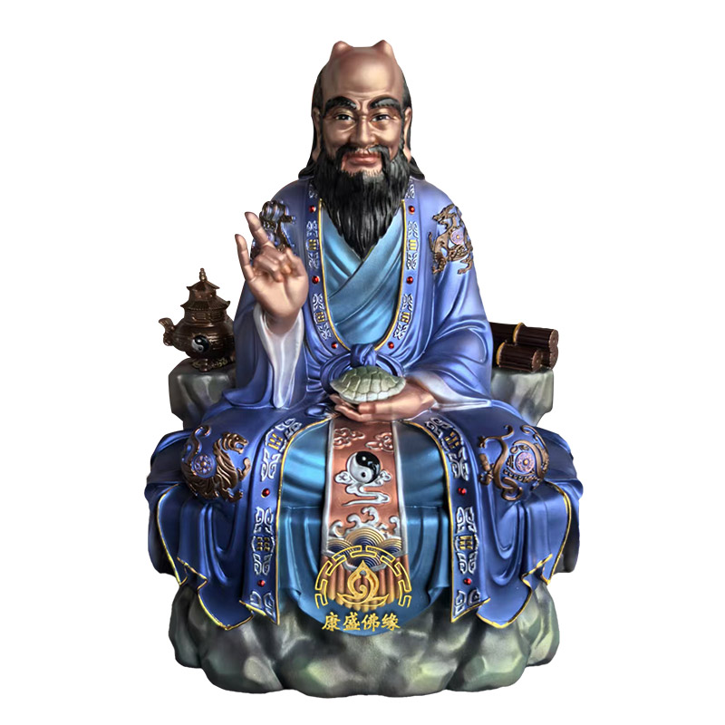 康盛佛缘鬼谷子神像树脂供奉摆件