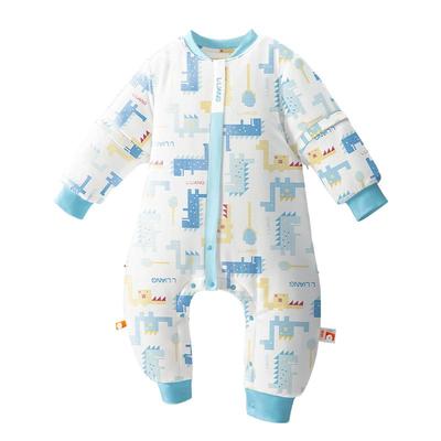 良良婴儿恒温睡袋儿童春秋款防踢被新生儿宝宝秋冬厚