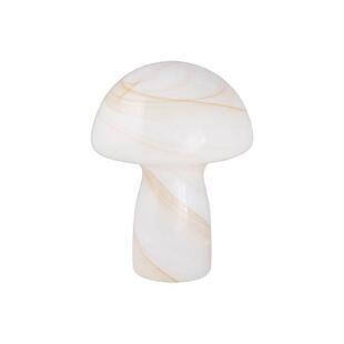 Globen Lighting Fungo系列玻璃蘑菇台灯米色纹路轻奢高级感床头
