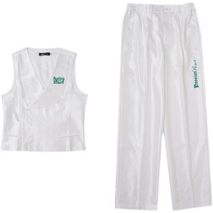 非零旦斯popping亮面西装套装locking表演出服装机械舞