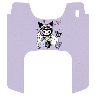 适用绿源TPF三轮车脚垫防水防滑