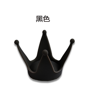 摩托车电动踏板自行车美团滑雪轮滑头盔女骑儿童可爱吸盘皇冠装饰