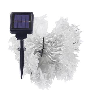 户外太阳能庭院家用灯串室外防水阳台花园led氛围灯带挂树小彩灯