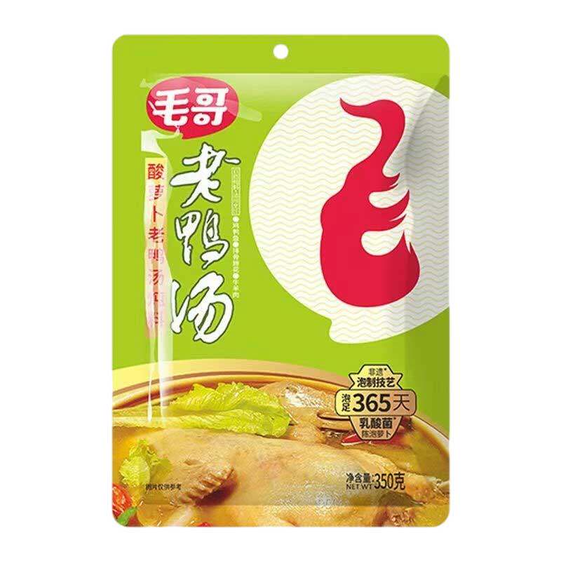 毛哥酸萝卜老鸭汤炖料包四川特产