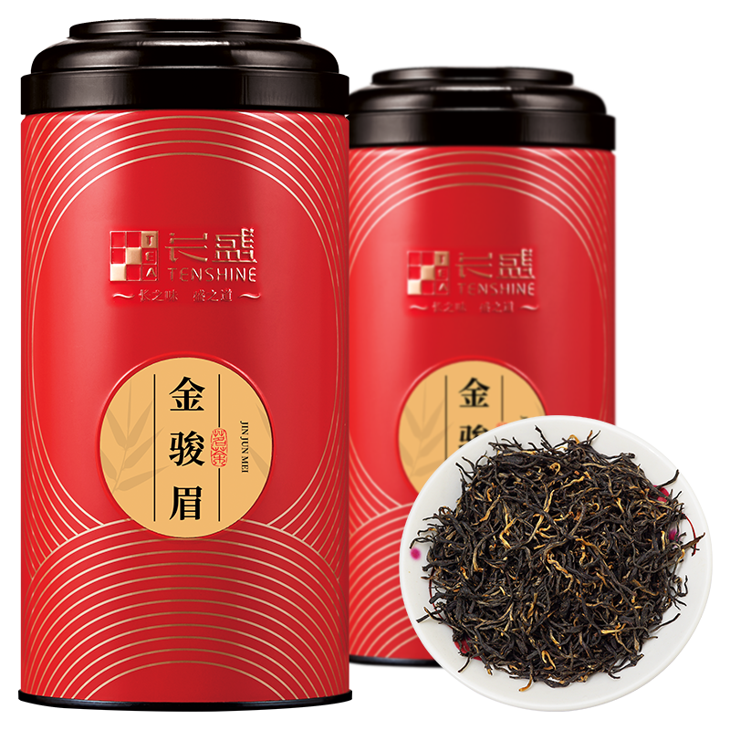 正季春茶新茶金駿眉紅茶特級(jí)正宗濃香型金俊眉茶葉散裝500克罐裝