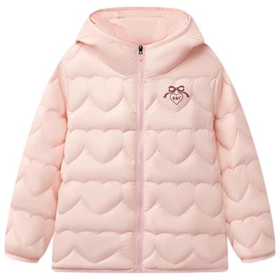 361°童装女童轻薄羽绒服