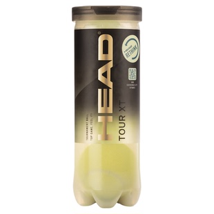 HEAD海德网球比赛训练用球3粒罐装黄金球TOUR XT单人训练网球