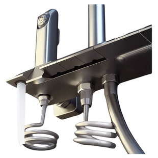 淋浴花洒套装枪灰色全铜淋浴器花洒家用恒温增压喷头浴室洗浴淋雨