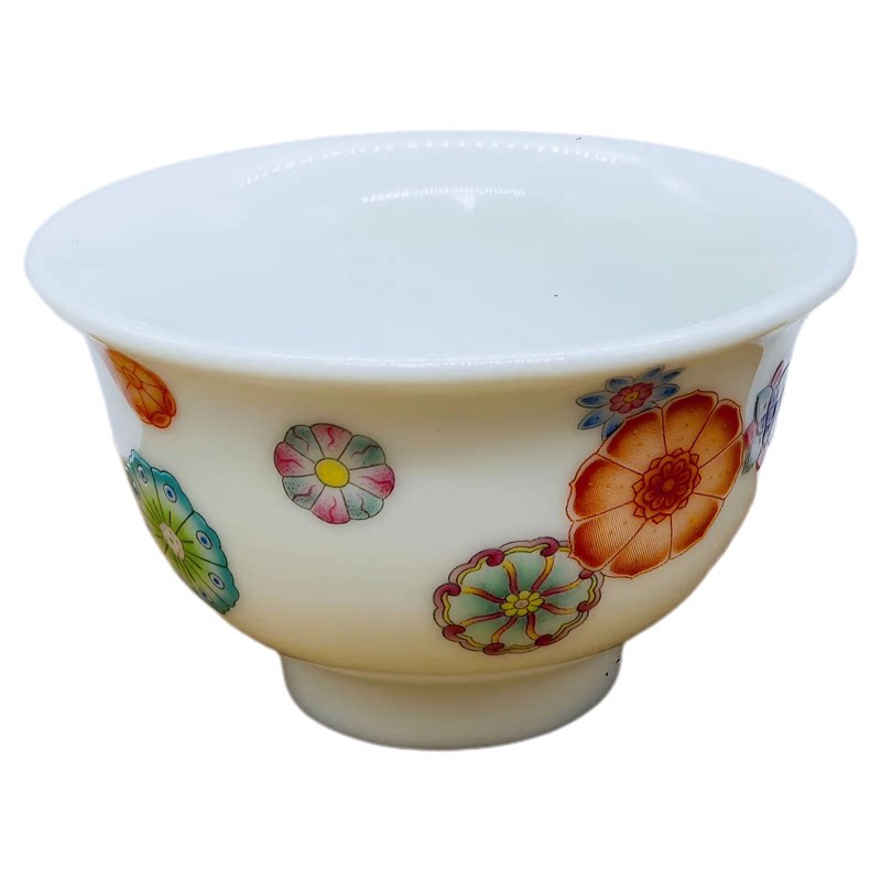 颐和园皮球花纹压手杯