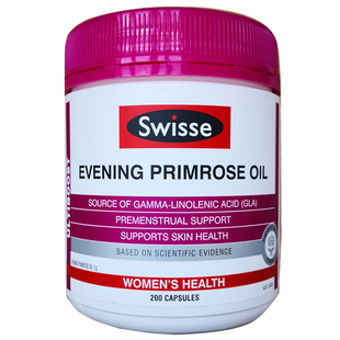 澳洲Swisse Evening Primrose Oil斯维诗月见草油胶囊200粒 SW202