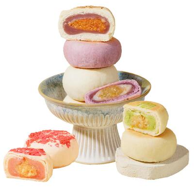 好一朵茉莉花苏式月饼蛋黄酥皮饼