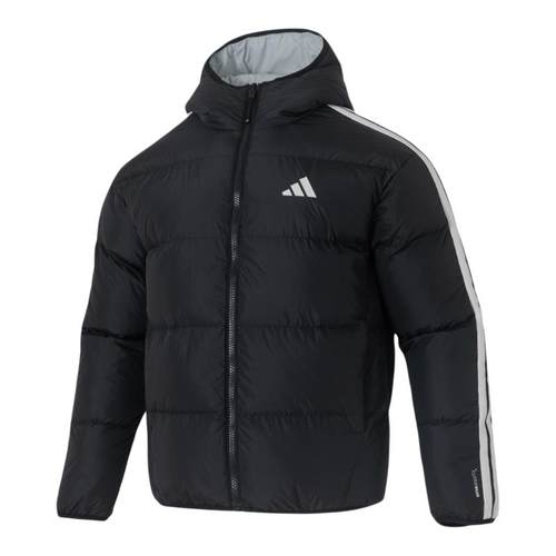 阿迪达斯双面穿羽绒服外套男25冬季新款休闲面包服加厚保暖运动服
