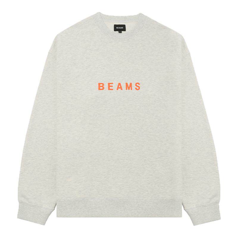 BEAMS纯色圆领卫衣简约基础款