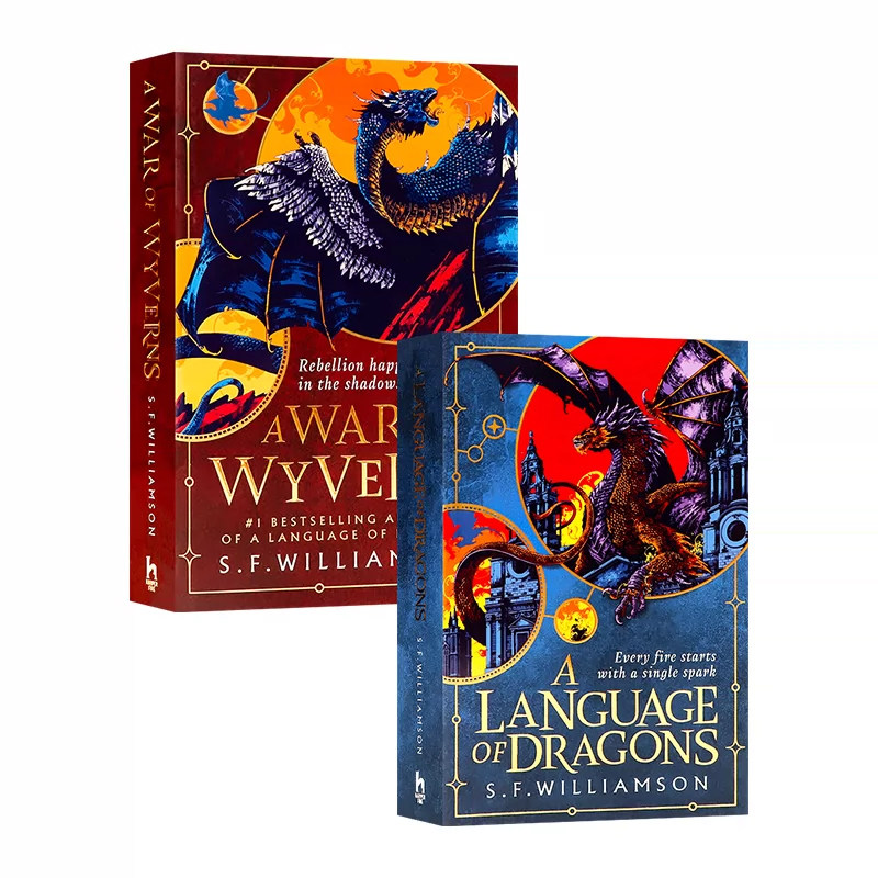龙语学院 英文原版 A Language of Dragons 暗黑学院奇幻小说 青少年进阶英语课外读物 人龙种族斗争冒险故事 S F Williamson