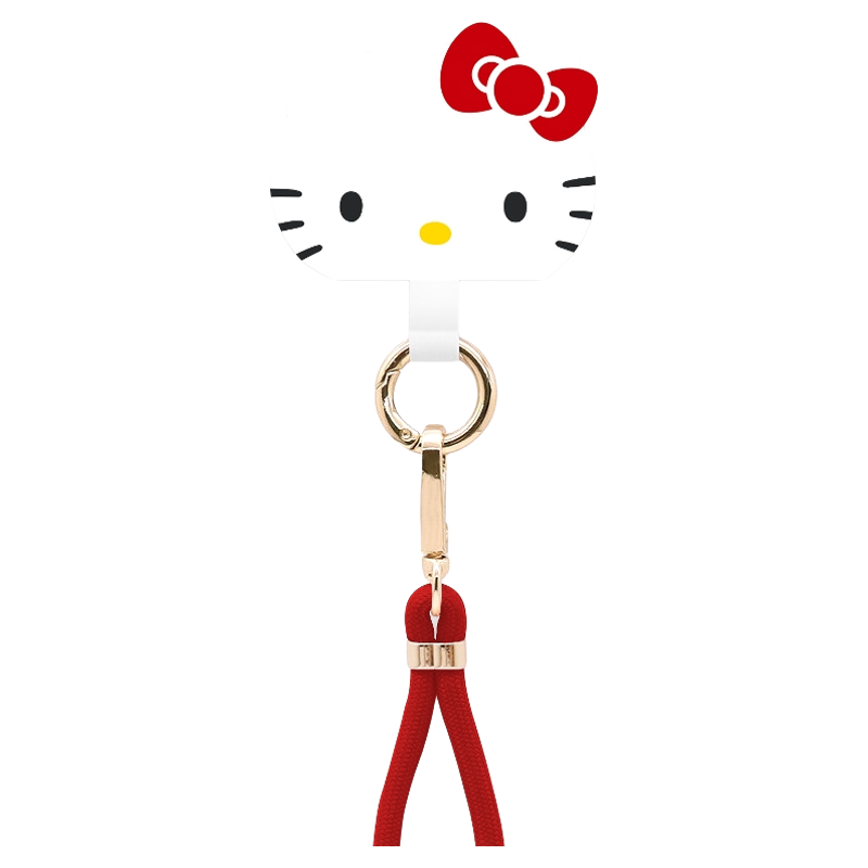 HelloKitty通用手机挂脖绳手机链挂饰可爱防丢凯蒂猫手机扣环背带